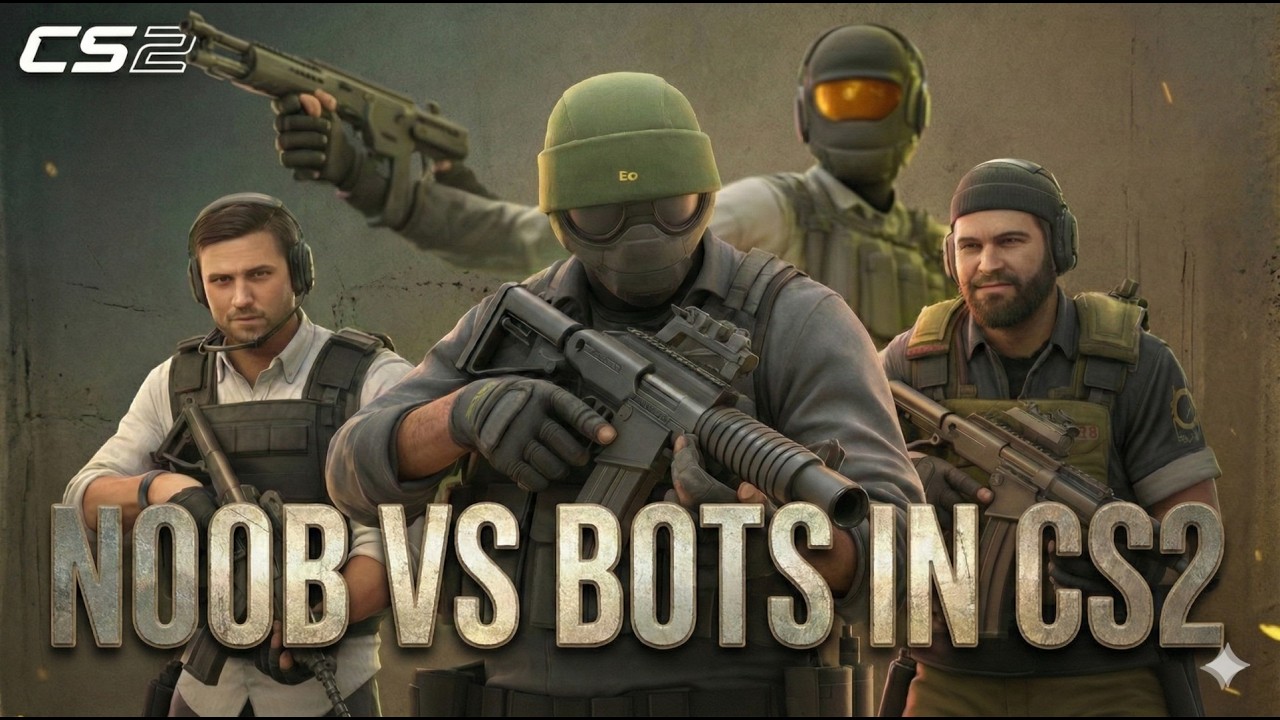 Noob(Me) VS Bots In CS2