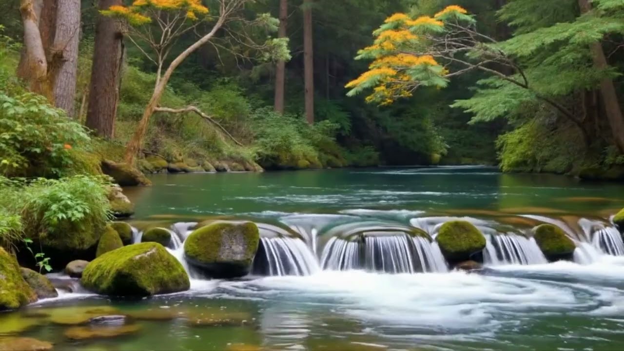 Calm Anxiety & Overthinking in Minutes 🌿 River Sounds & Birds