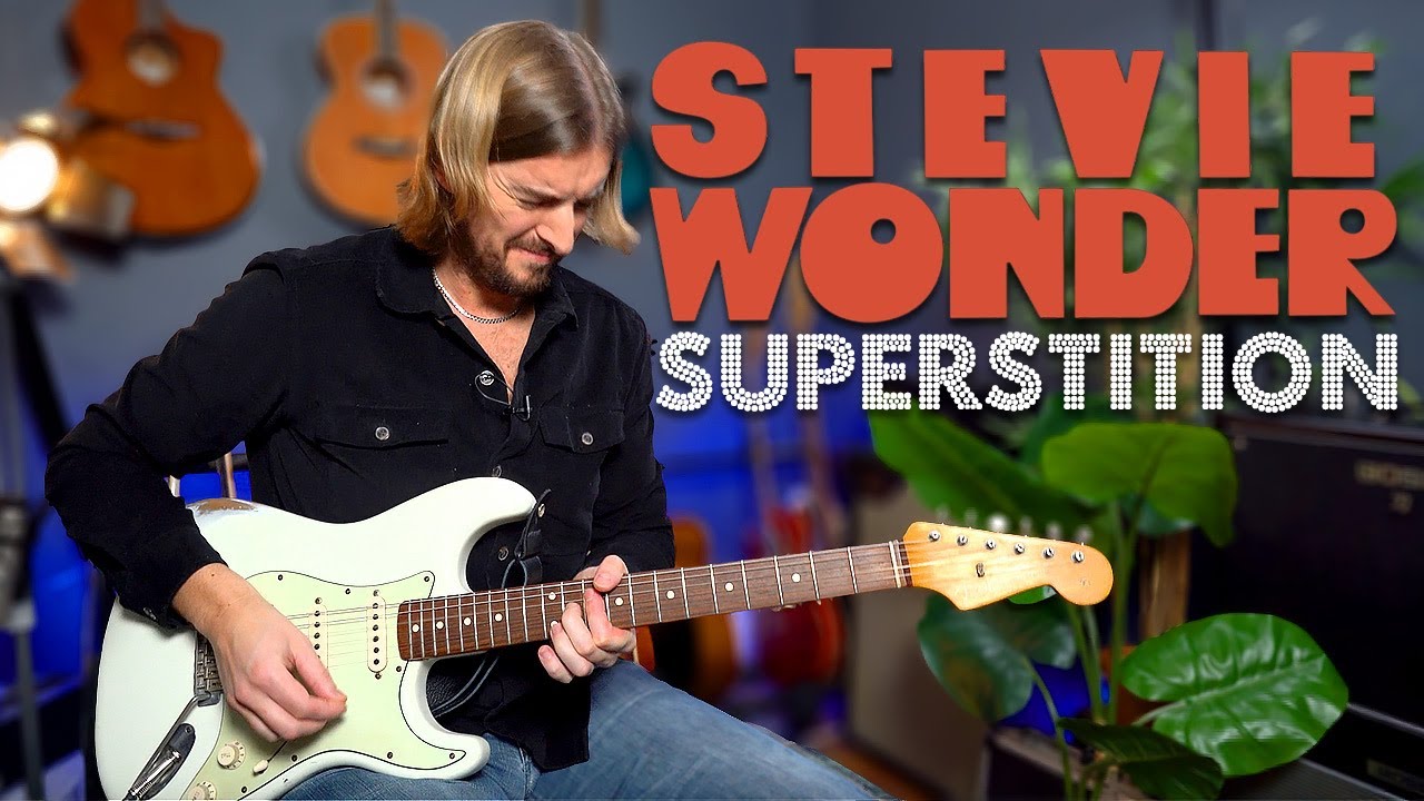 Play Superstition by Stevie Wonder on Guitar!