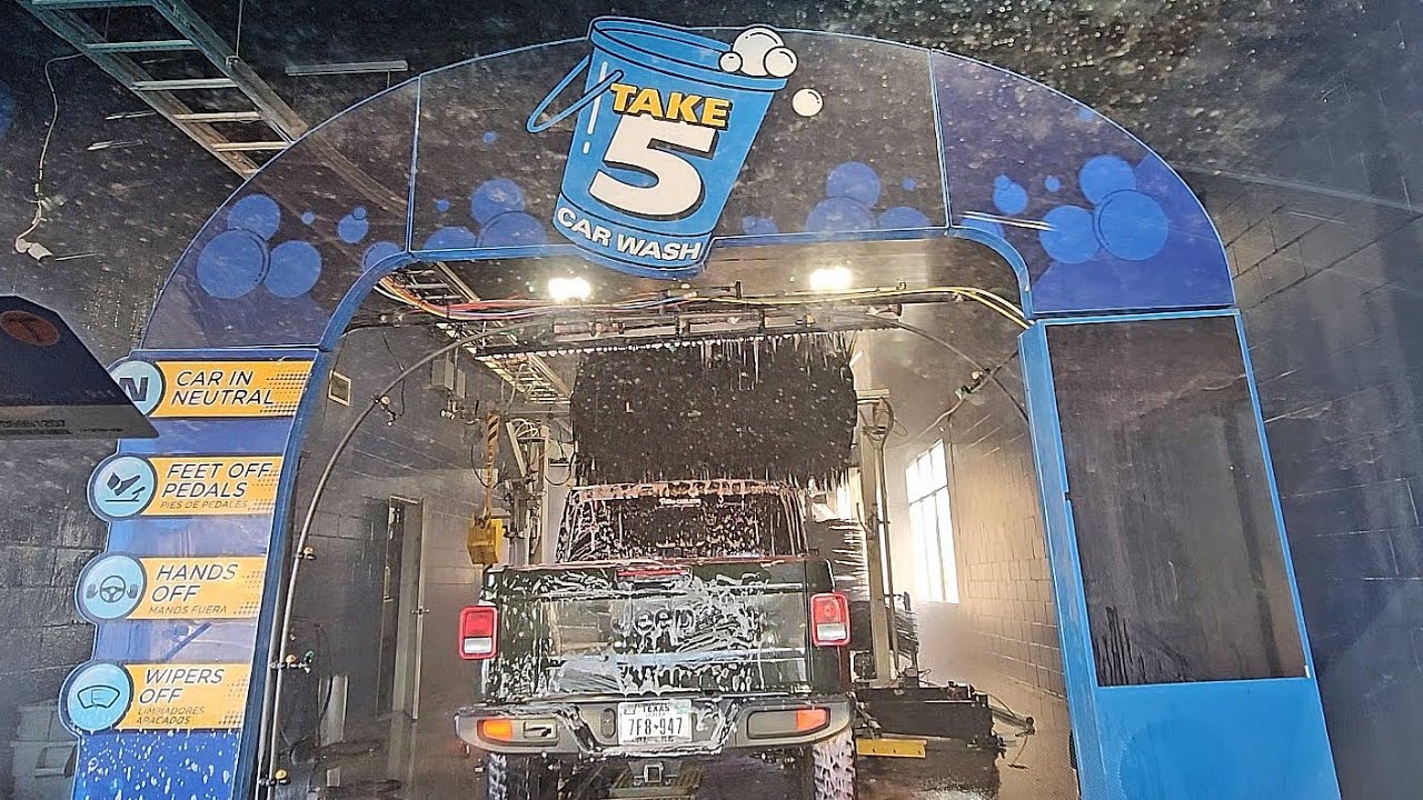 CW 201 | MacNeil tunnel | Take 5 Car Wash | Longview, TX ~ Eastman Rd. site