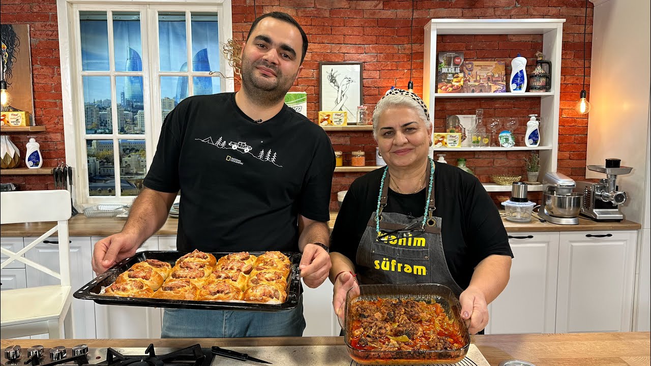 Mənim süfrəm - Mini pizza və sobada toyuq hazırlanması