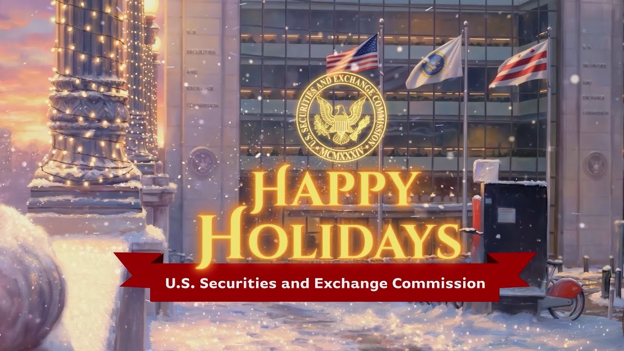 Holiday Greetings from SEC Chairman Paul Atkins and Staff