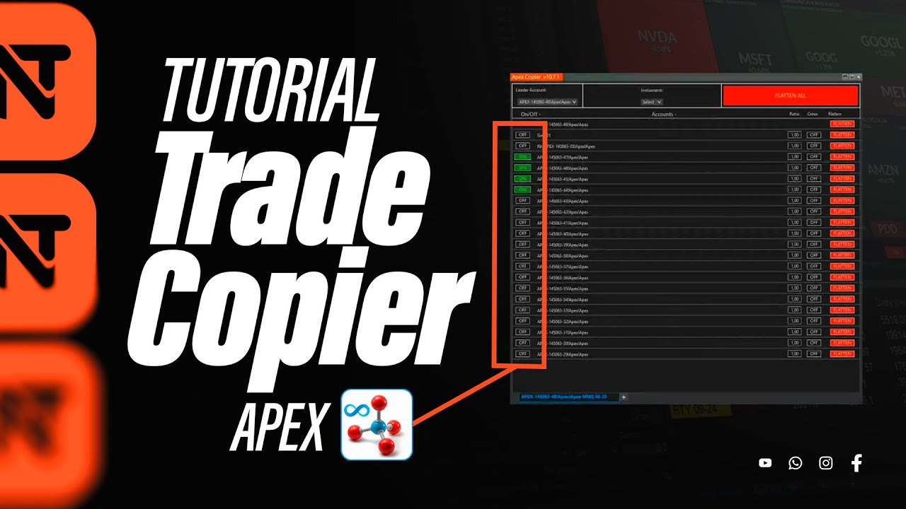 COPY TRADE na Ninja Trader Tutorial Completo