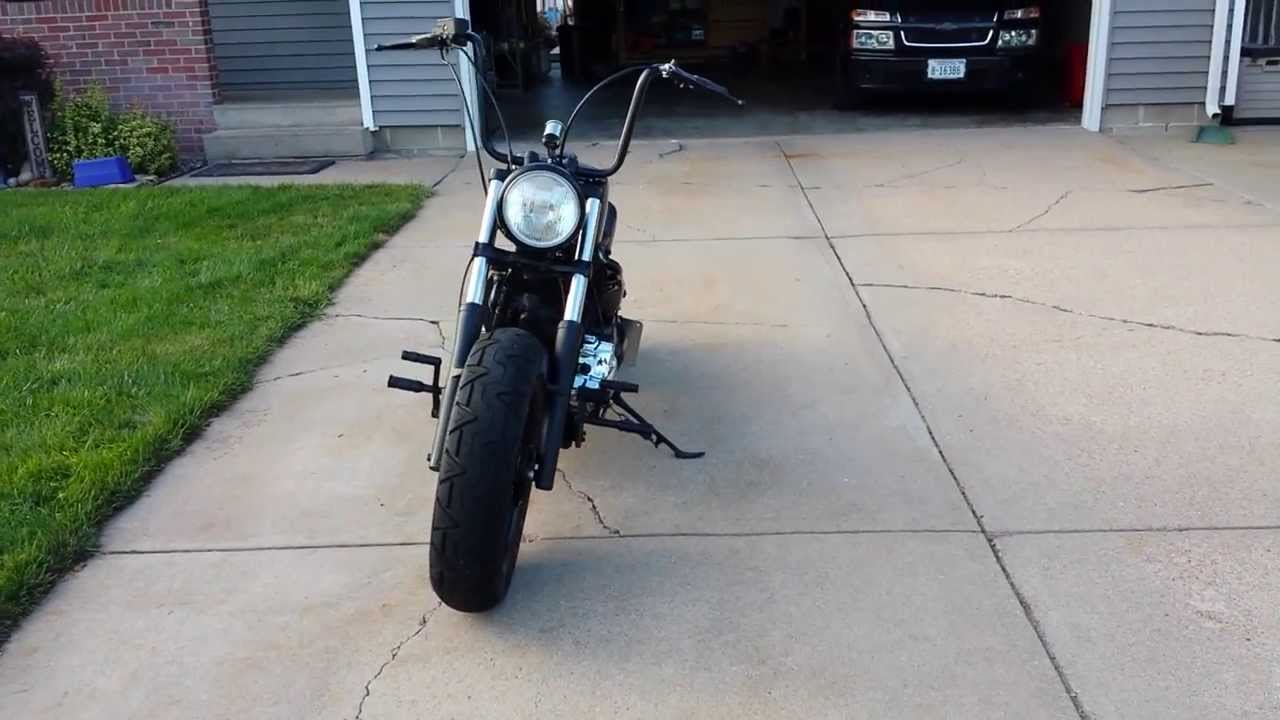 Vstar 1100 bobber walkaround HD