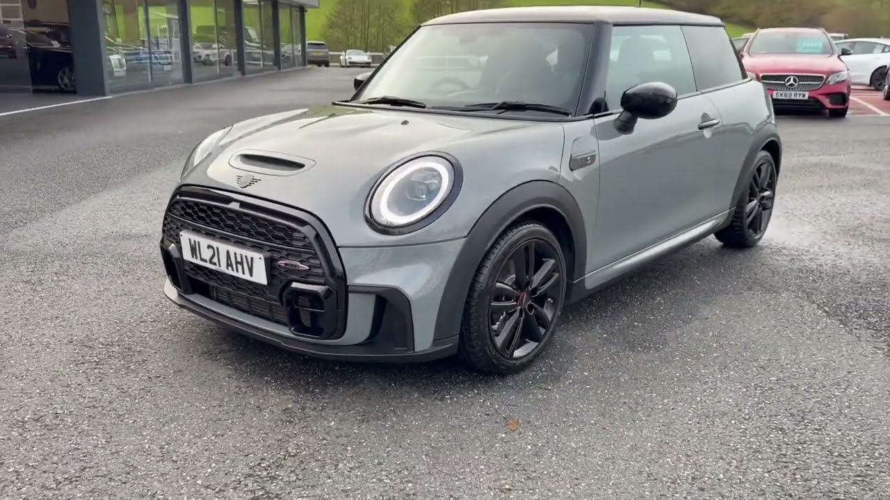 2021 Mini Cooper S Automatic Hatch in grey with black pack for sale at Castle Motors