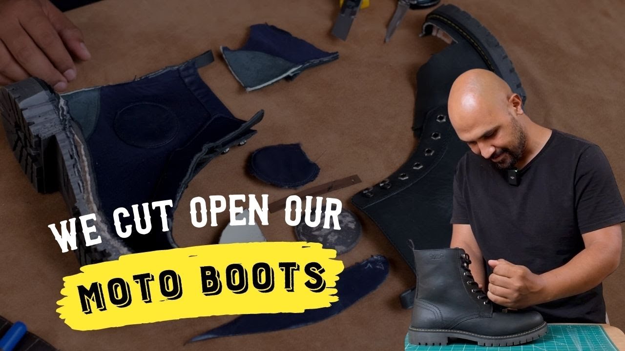 We Cut Open Our Moto Boots