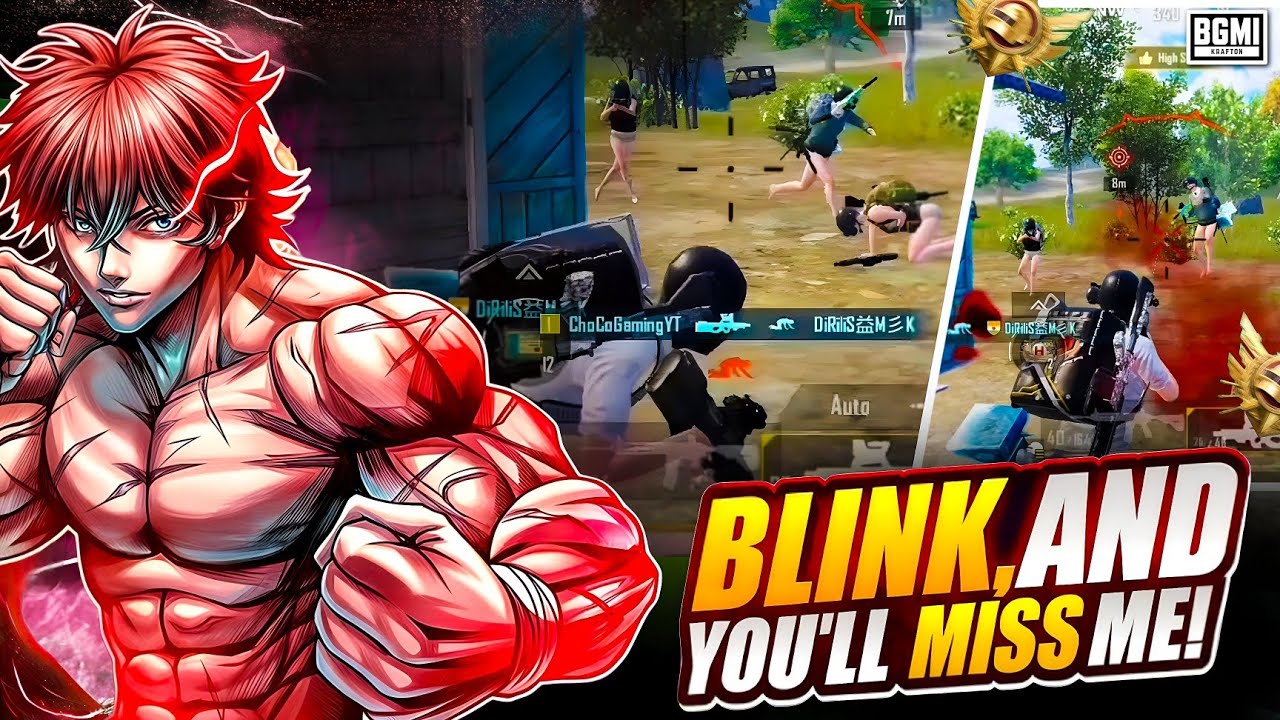 Ultimate 1v4 Clutches 🔥💀 Blink & You'll Miss Me ‼️BGMI FASTEST PLAYER 🔱