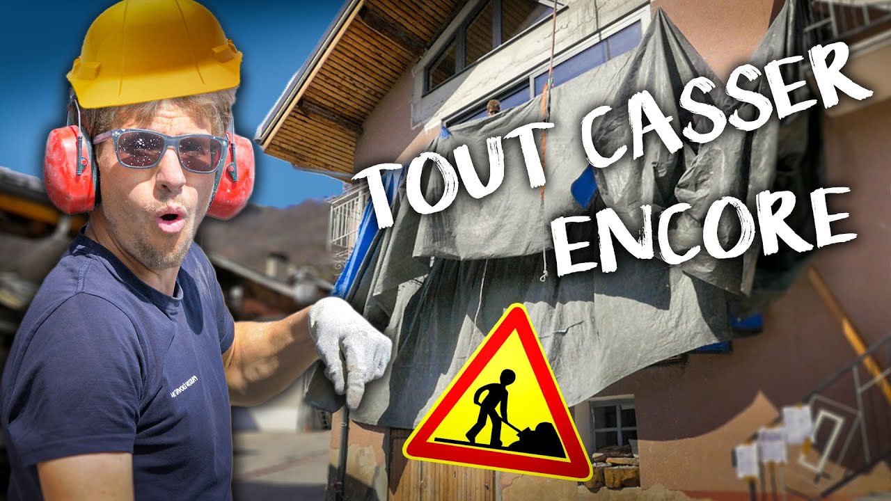 JE VOUS CASSE QUELQUE CHOSE - Passion R&eacute;novation Ep63 - destruction maison travaux DIY Balcon