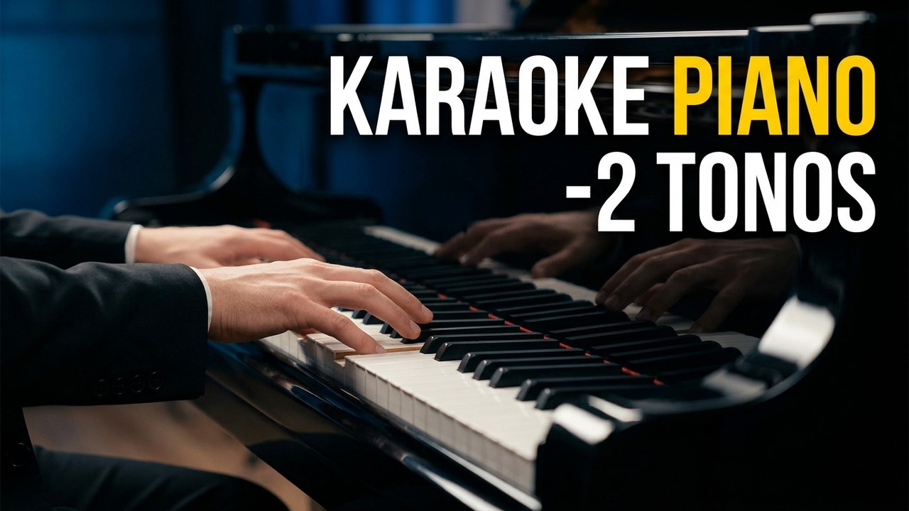 Luis Miguel - No se tú (piano karaoke Tono bajo -2 tonos)