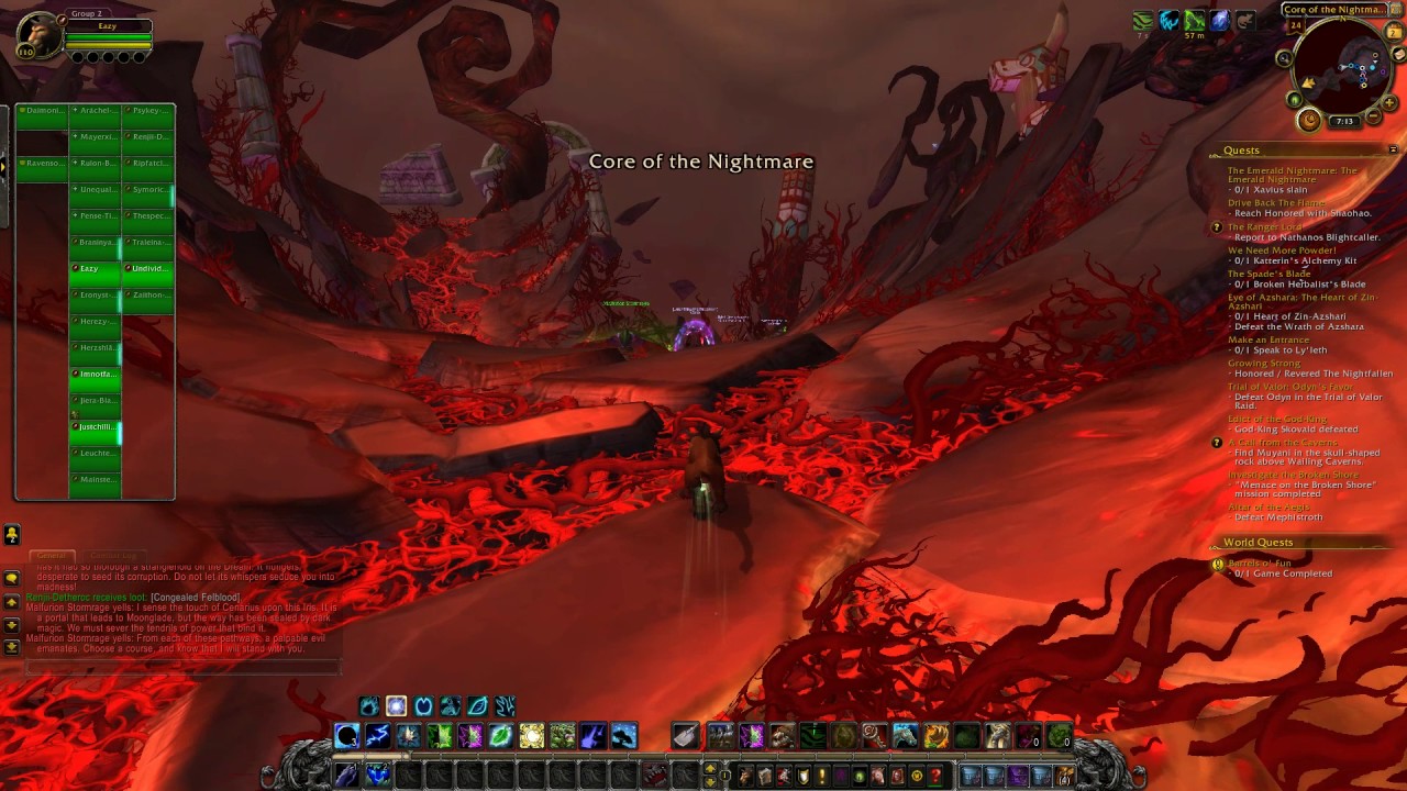 Wow Legion raid - Emerald Nightmare