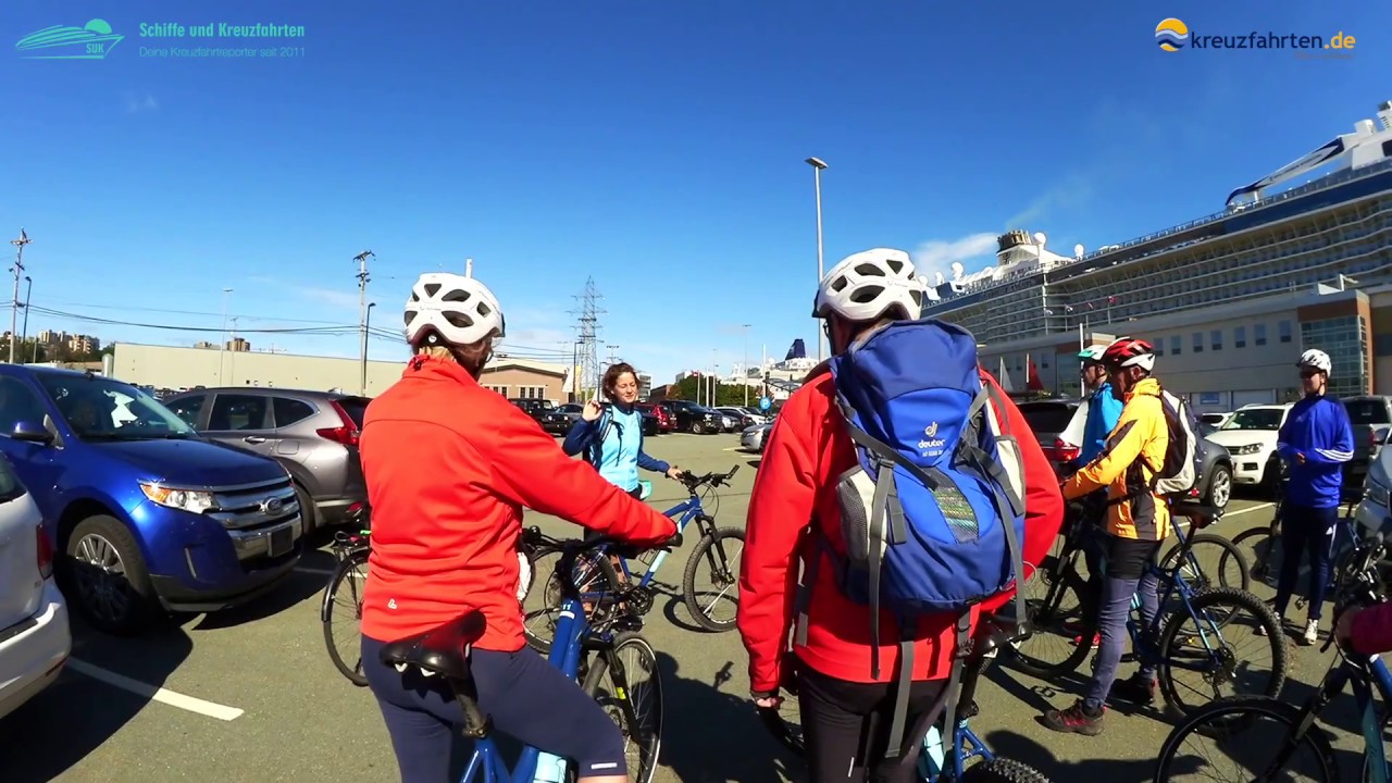 Mein Schiff Fahrrad-Tour in Halifax mit Tui Cruises -  (Mein Schiff 6 Vlog 9)