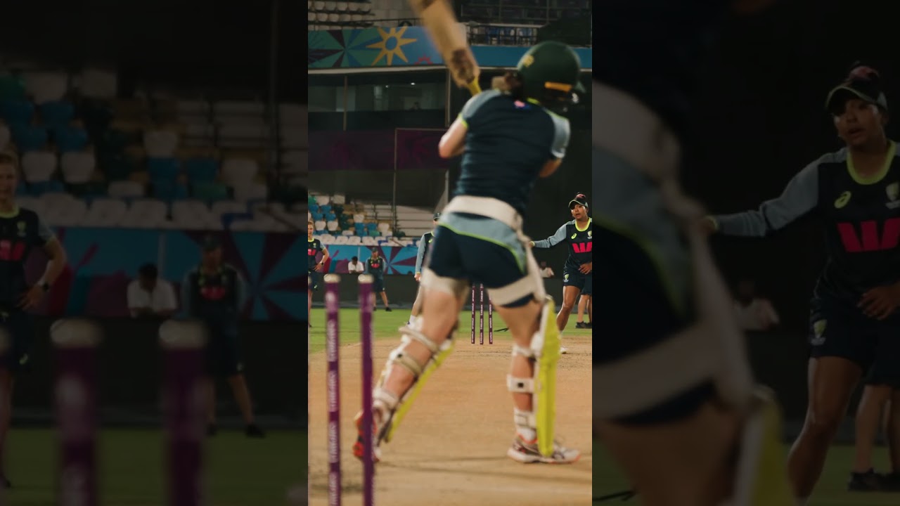 60 seconds of Alana King bowling in the nets