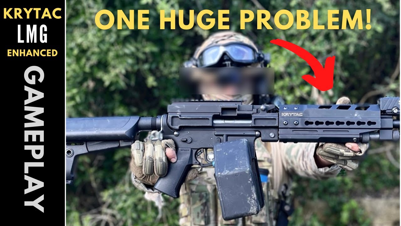 The Krytac LMG has One BIG Flaw... [ BC City Airsoft No Man Left Behind ]