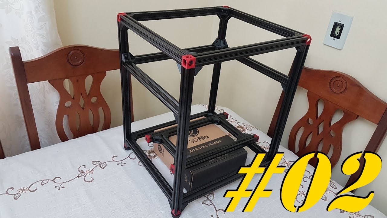 Montando minha impressora 3D Core XY - Episódio 02 - Montagem da Mesa