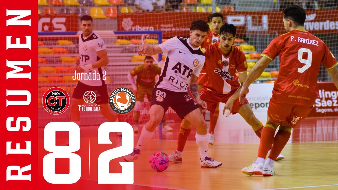 ▶️ 𝗥𝗘𝗦𝗨𝗠𝗘𝗡 J02 | 𝐉𝐢𝐦𝐛𝐞𝐞 𝐂𝐚𝐫𝐭𝐚𝐠𝐞𝐧𝐚 𝐂𝐨𝐬𝐭𝐚 𝐂á𝐥𝐢𝐝𝐚 8️⃣-2️⃣ Ribera Navarra FS | Primera División FS