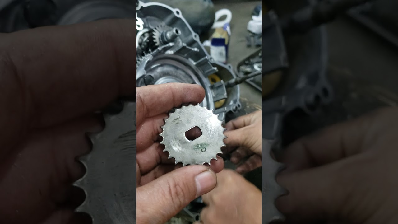 TVS 3 wheeler clutch side installation
