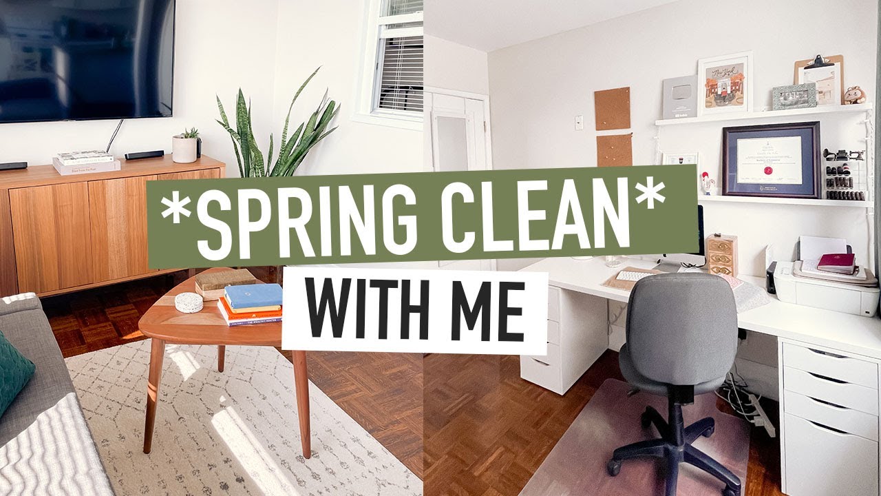 SPRING CLEAN WITH ME 2021 | apartment cleaning routine