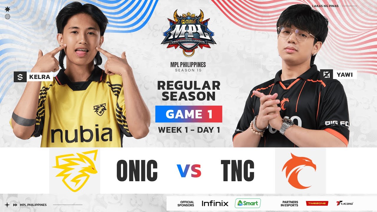 MPL PH S15 - W1D1 - ONIC VS TNC GAME 1