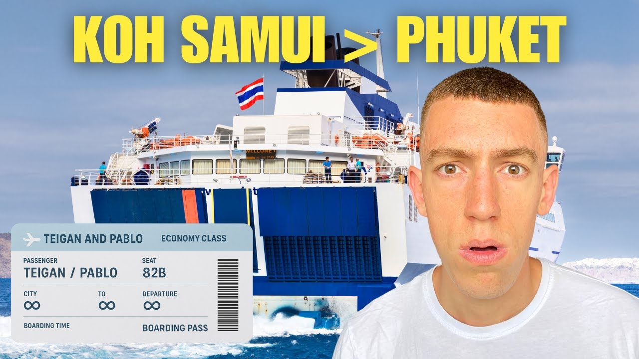 We Tried the CHEAPEST Route From Koh Samui to Phuket🇹🇭