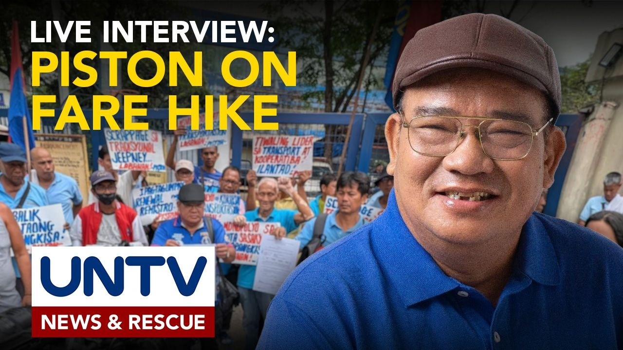 Live interview: Hiling na P5 fare hike at planong transport strike ng PISTON | March 18, 2026