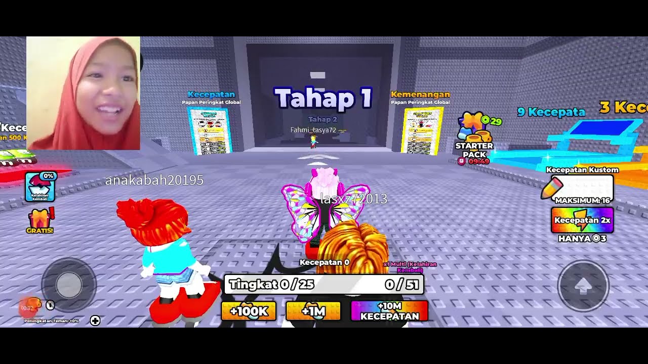 +1 kecepatan roller escape dikejar tung tung sahur😰