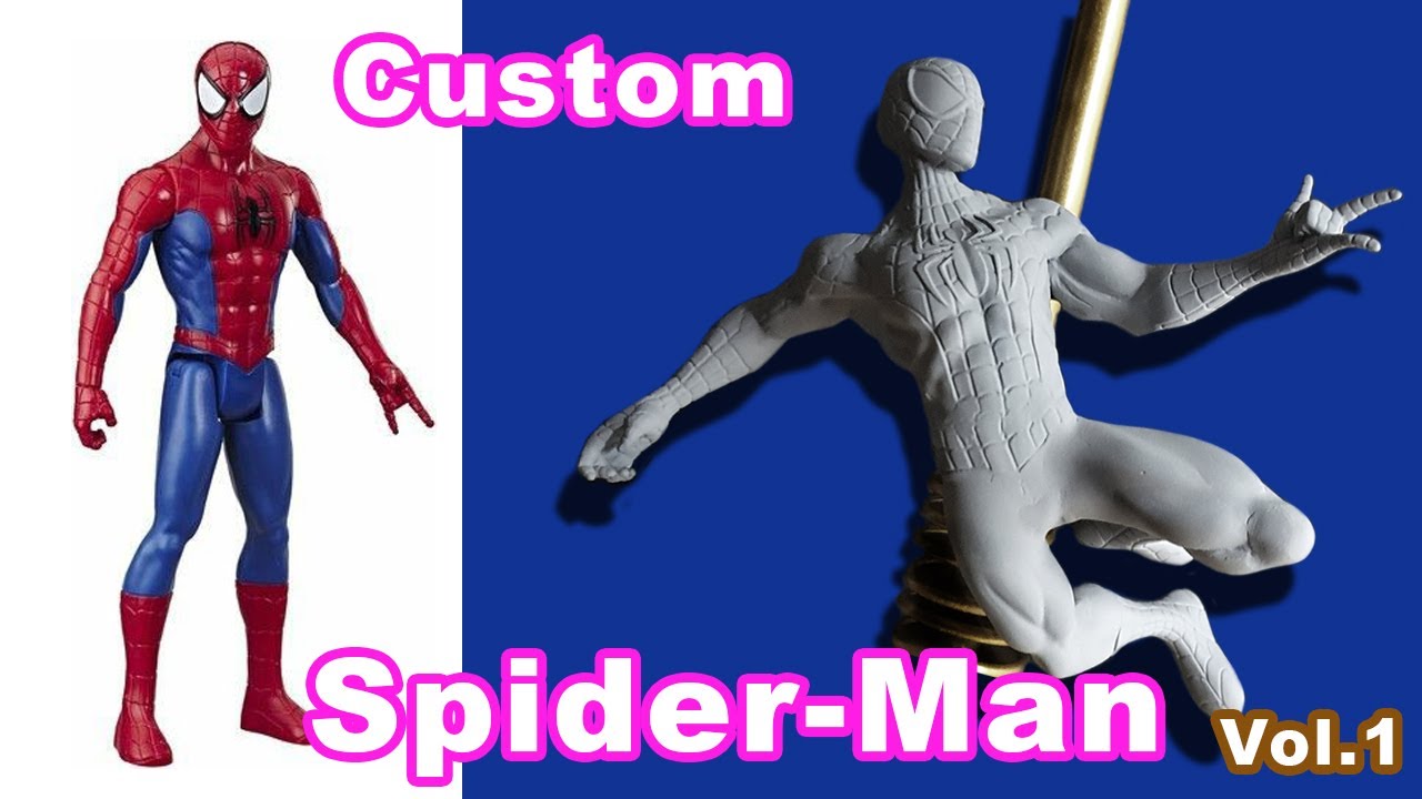 Customiza tu Spiderman!! Convierte una figura de acción en una figura única