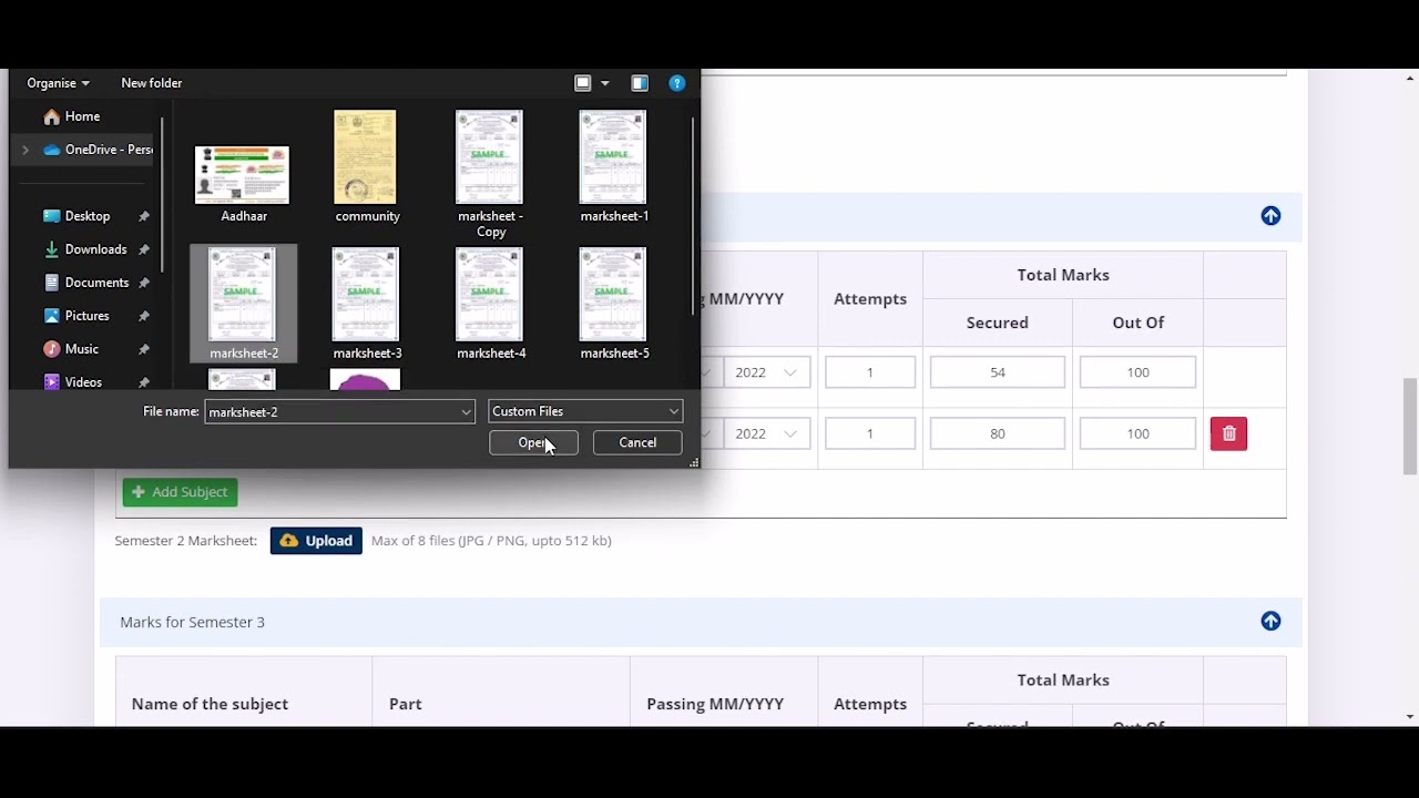 PSG CAS - PG Admission - Application Demo Video