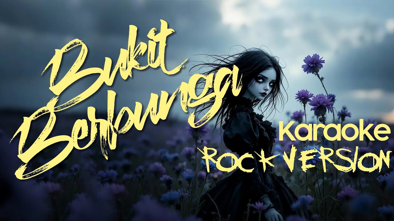 BUKIT BERBUNGA-KARAOKE (ROCK VERSION)