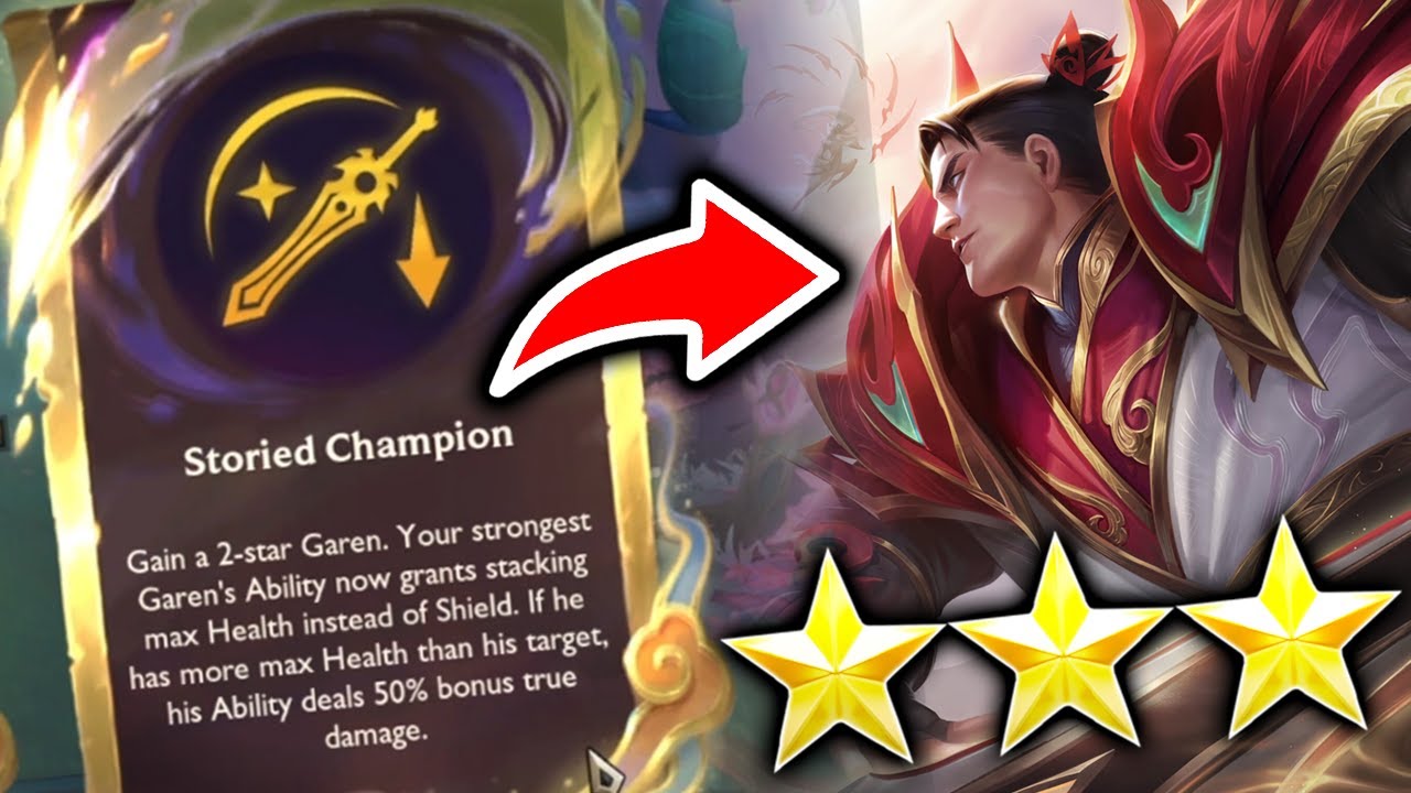 GAREN HYPER CARRY BUILD w/ STORIED CHAMPION in Ranked! - Teamfight Tactics Set 11 I TFT Best Comps