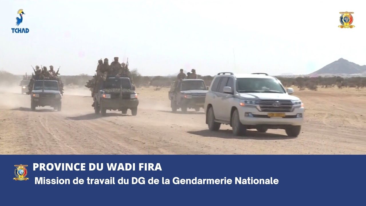 WADI FIRA - Mission de travail du DG de la Gendarmerie Nationale
