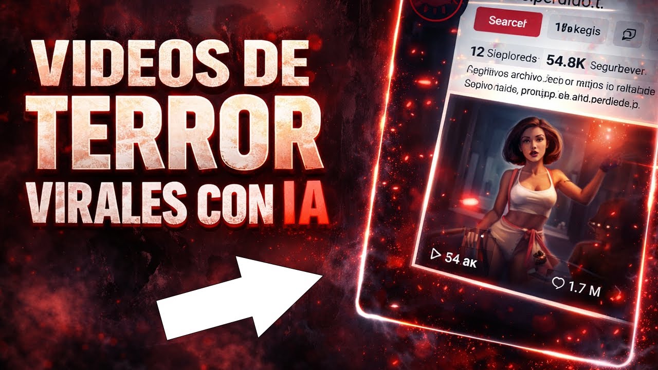 COMO crear VIDEOS de TERROR VIRALES con INTELIGENCIA ARTIFICIAL