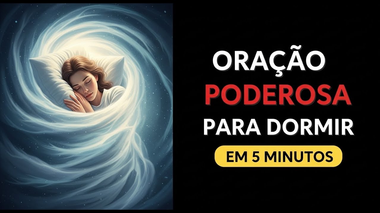 ORAÇÃO PARA DORMIR, OUÇA E VOCÊ ADORMECERÁ em 5 MINUTOS, A PAZ DO SENHOR TE ENVOLVE