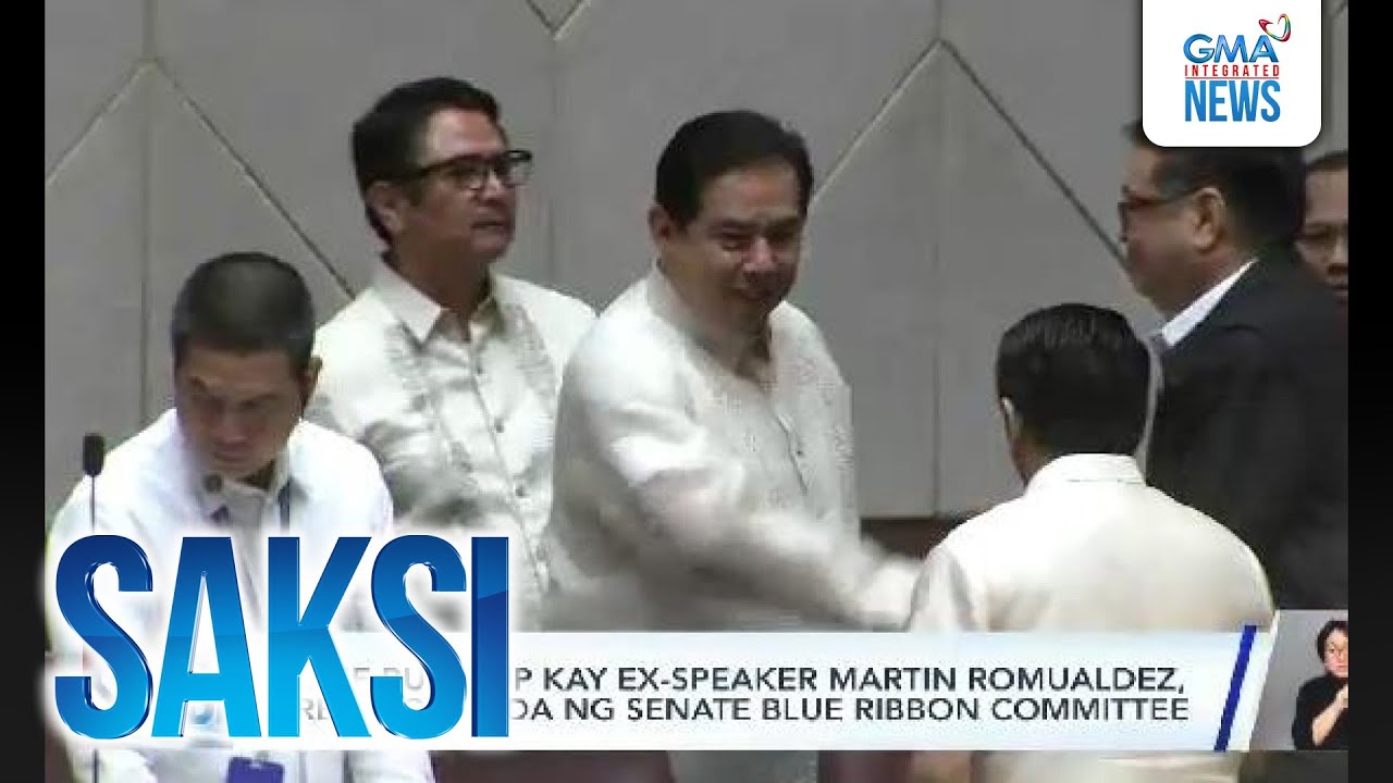 Case build-up kay Ex-Speaker Martin Romualdez, irerekomenda ng Senate Blue Ribbon Committee | Saksi