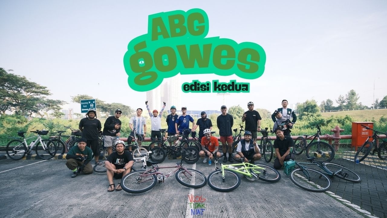 ABG Gowes Edisi Kedua: Peserta Makin Padat, Bintang Emon Tidak Terlihat