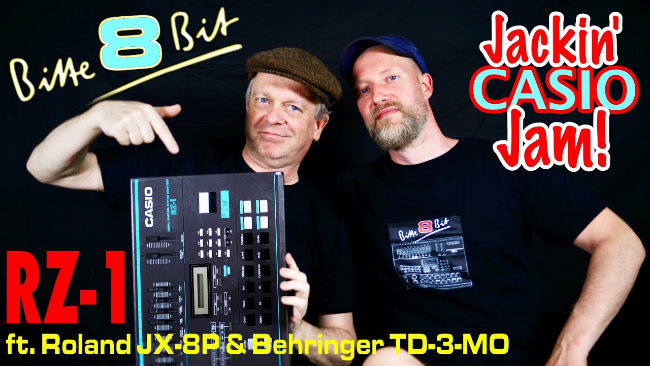 Casio RZ-1 Jackin' Acid Jam! Behringer TD-3-MO, Roland JX-8P
