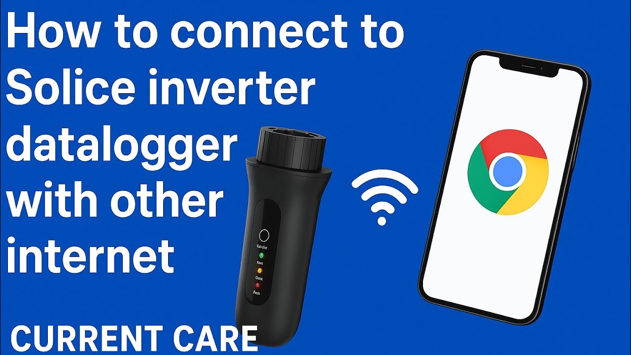 How to connect Solis inverter data logor to another wifi.