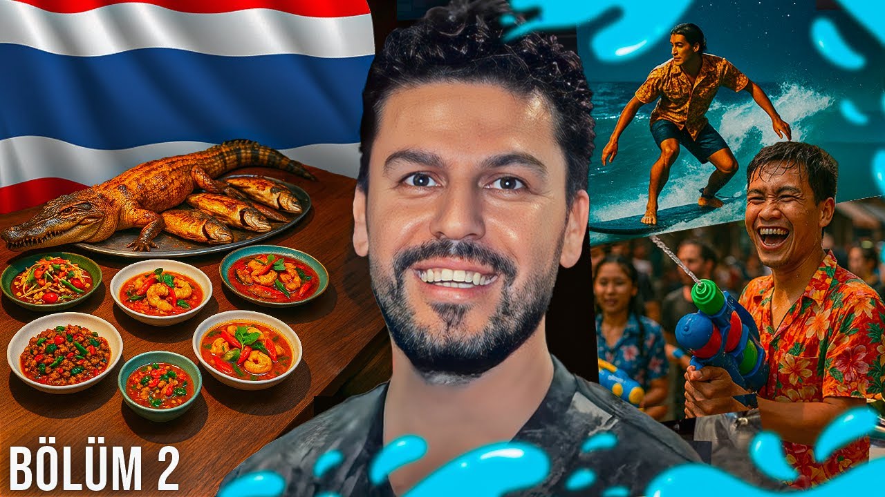 TAYLAND SOKAK LEZZETLERİNİ YEDİK !!! (TİMSAH ETİ)