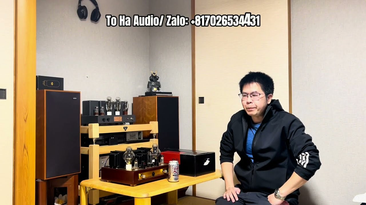 С Новым годом! Слушаю вокал с ламповым усилителем AudioWinds 300B | Очень в японском стиле.
