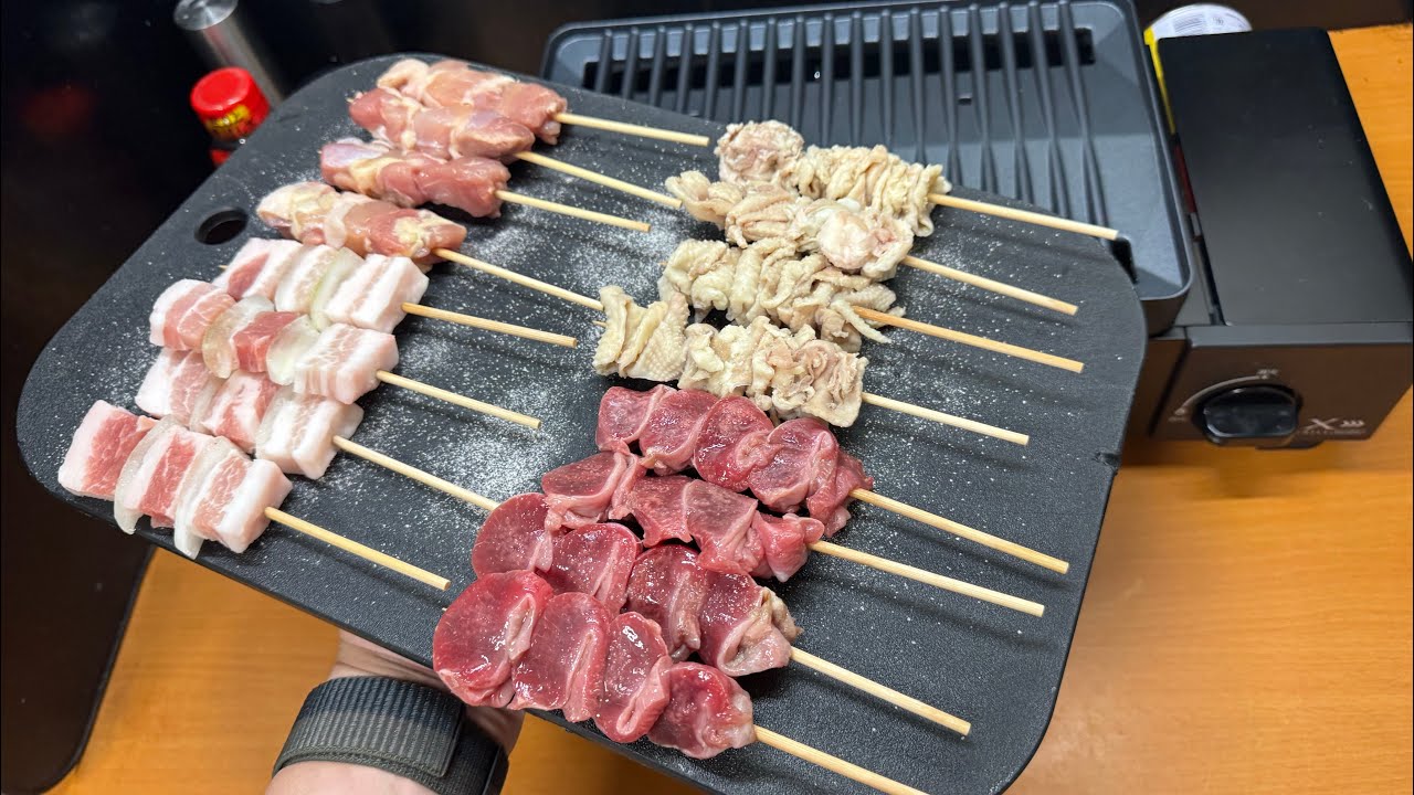 【悲報】ﾘﾛ氏さん とある事情でしばらくお酒が飲めなくなりそうなので焼鳥ソロパーリーを敢行してバスカーハイをキメるだけの動画