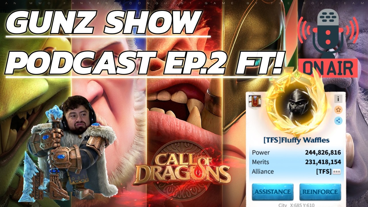 GUNZ SHOW PODCAST EPISODE 2! #1 MERIT EARNING PLAYER IN THE GAME! @thefluffywaffles