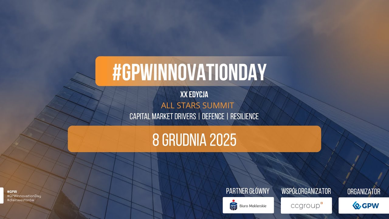 GPW Innovation Day: Sp&oacute;łki zbrojeniowe, przemysłowe i kosmiczne oraz Jarosław Wolski i konto OKI