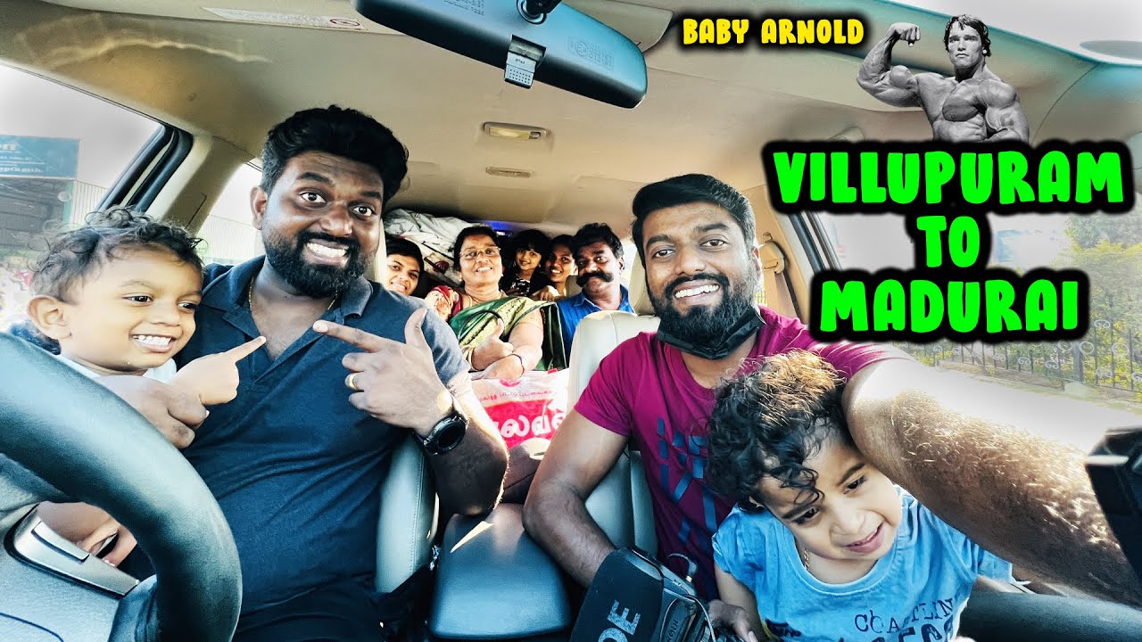 Villupuram to Madurai - Travelling with Heavy Luggage !! Family Vlog 😃 | DAN JR VLOGS