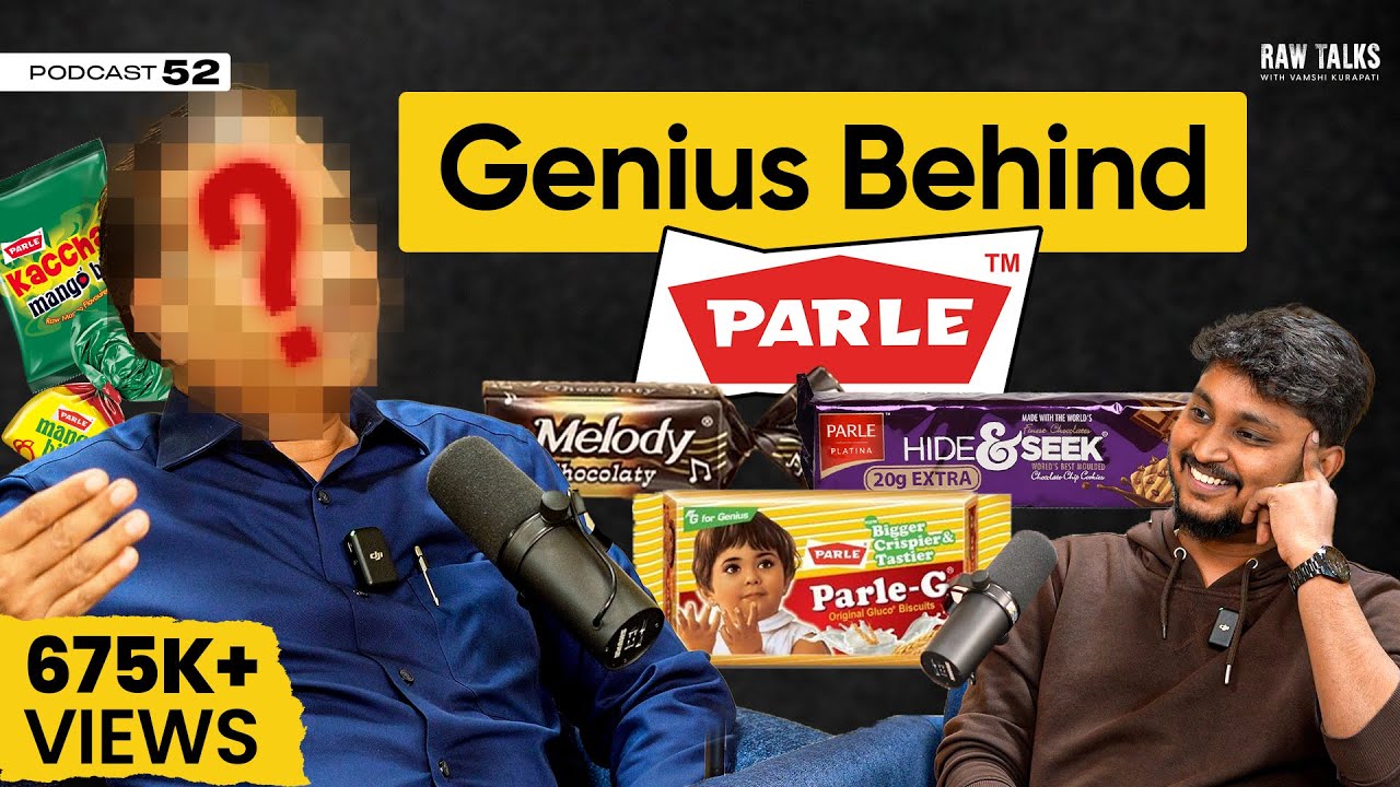 Genius Behind Parle-G, Melody, Kismi, Monaco, Kaccha MangoBite, Krackjack & more| TeluguPodcastEP-52