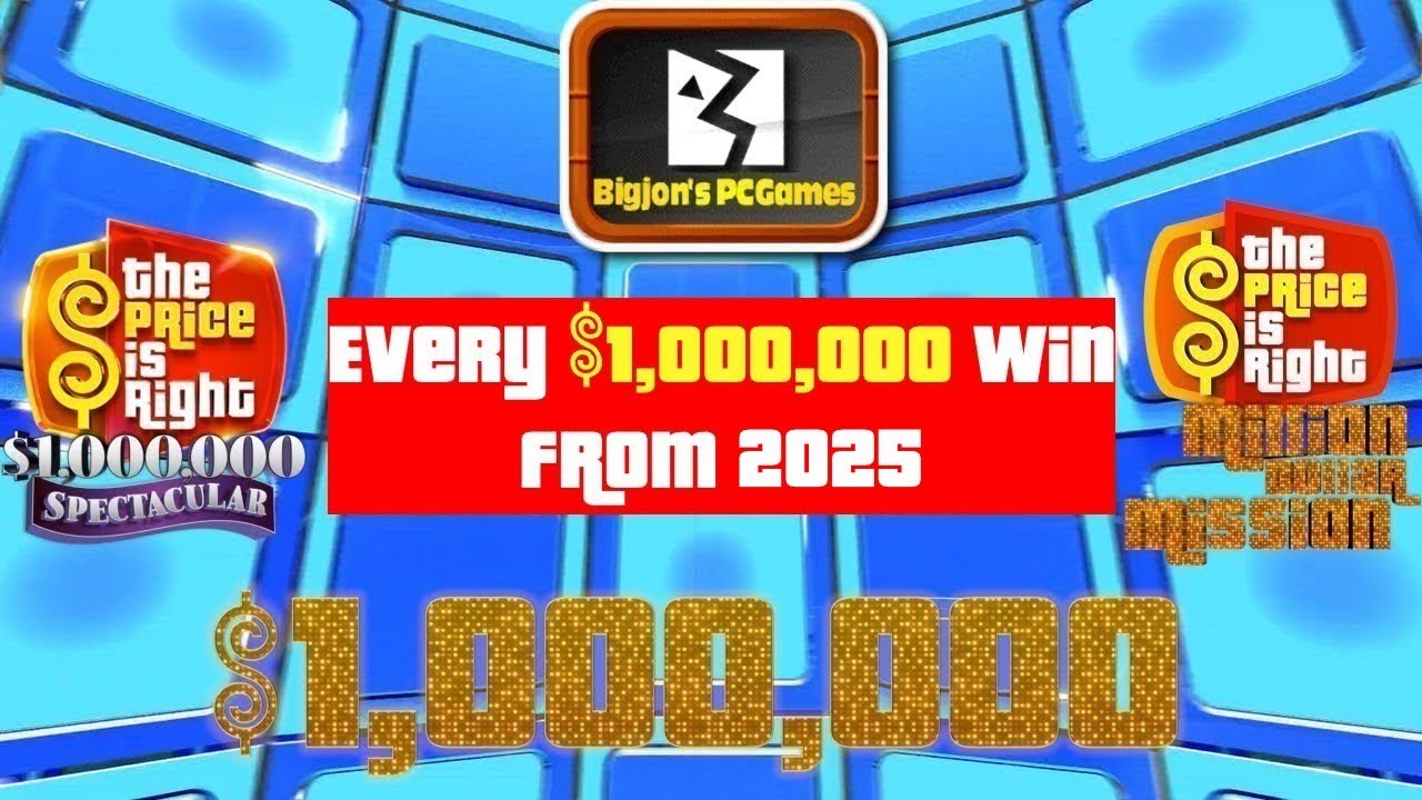 BigJon's The Price Is Right MDS/MDM: Every $1,000,000 Win From 2025