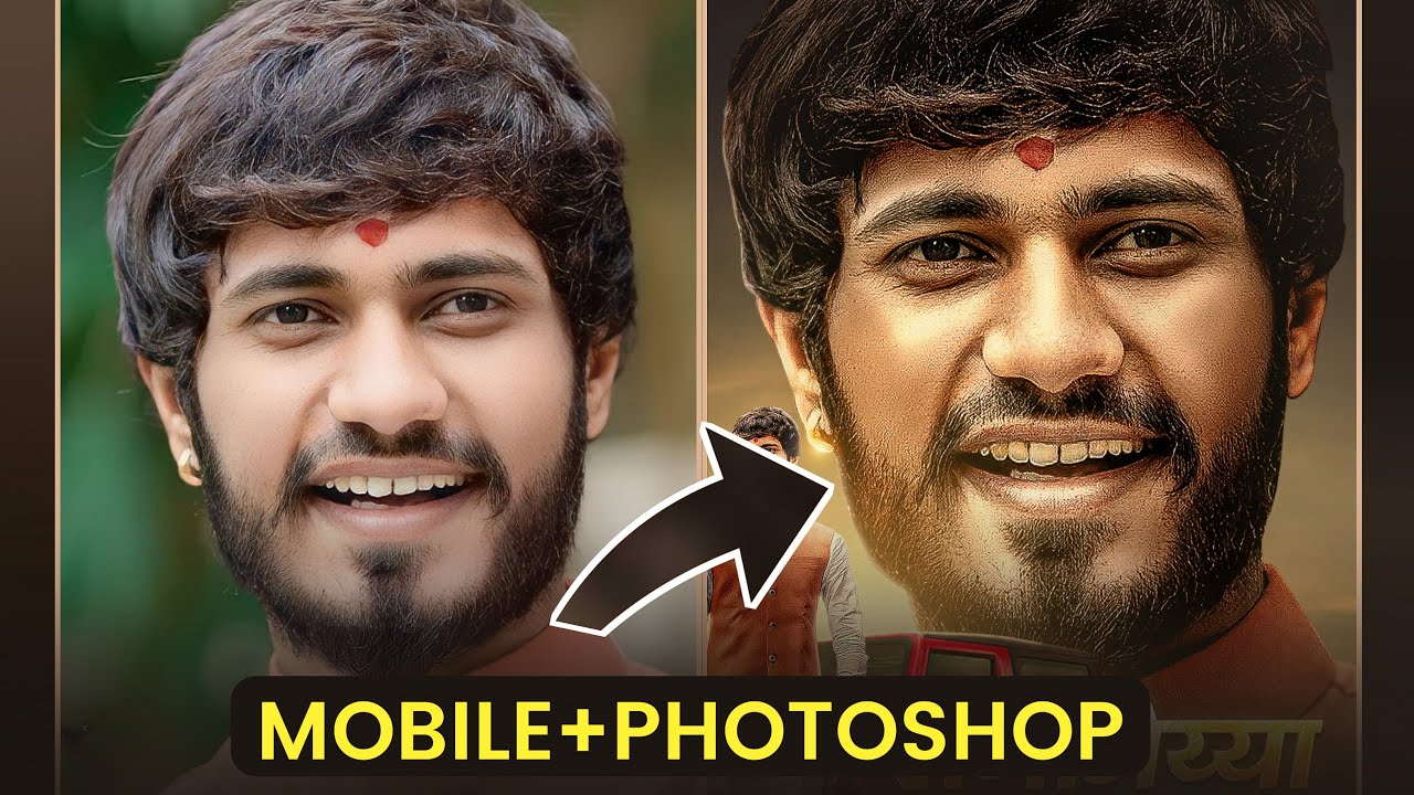 Face Texture Effect | Banner Editing | Birthday Banner Editing | Photoshop | Photopea