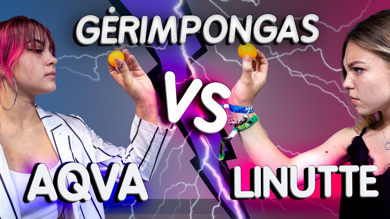 GĖRIMPONGAS SU AQVA IR LINUTTE | Lauritta, STIMOMEDIA, Talžūnas, Vėjas | Pildyk ofisas