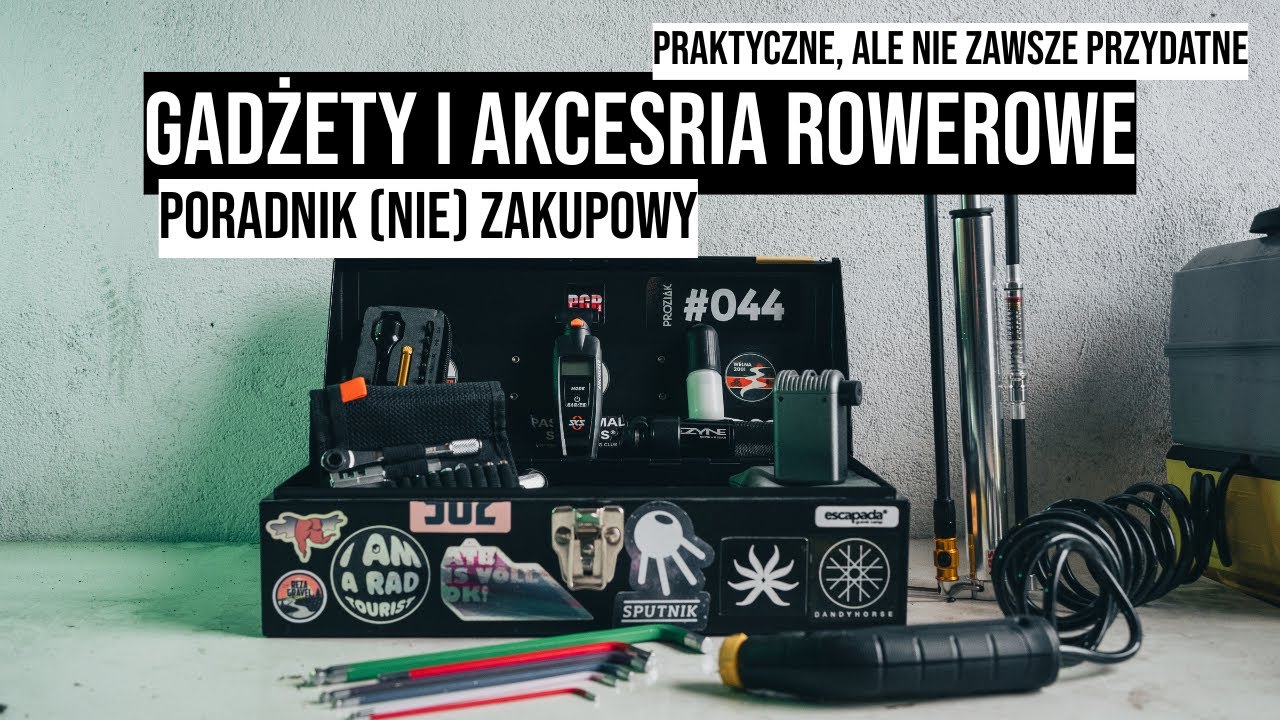 TOP 5 praktycznych GADŻETÓW i akcesoriów ROWEROWYCH + 3 mniej praktyczne, ale też FAJNE.
