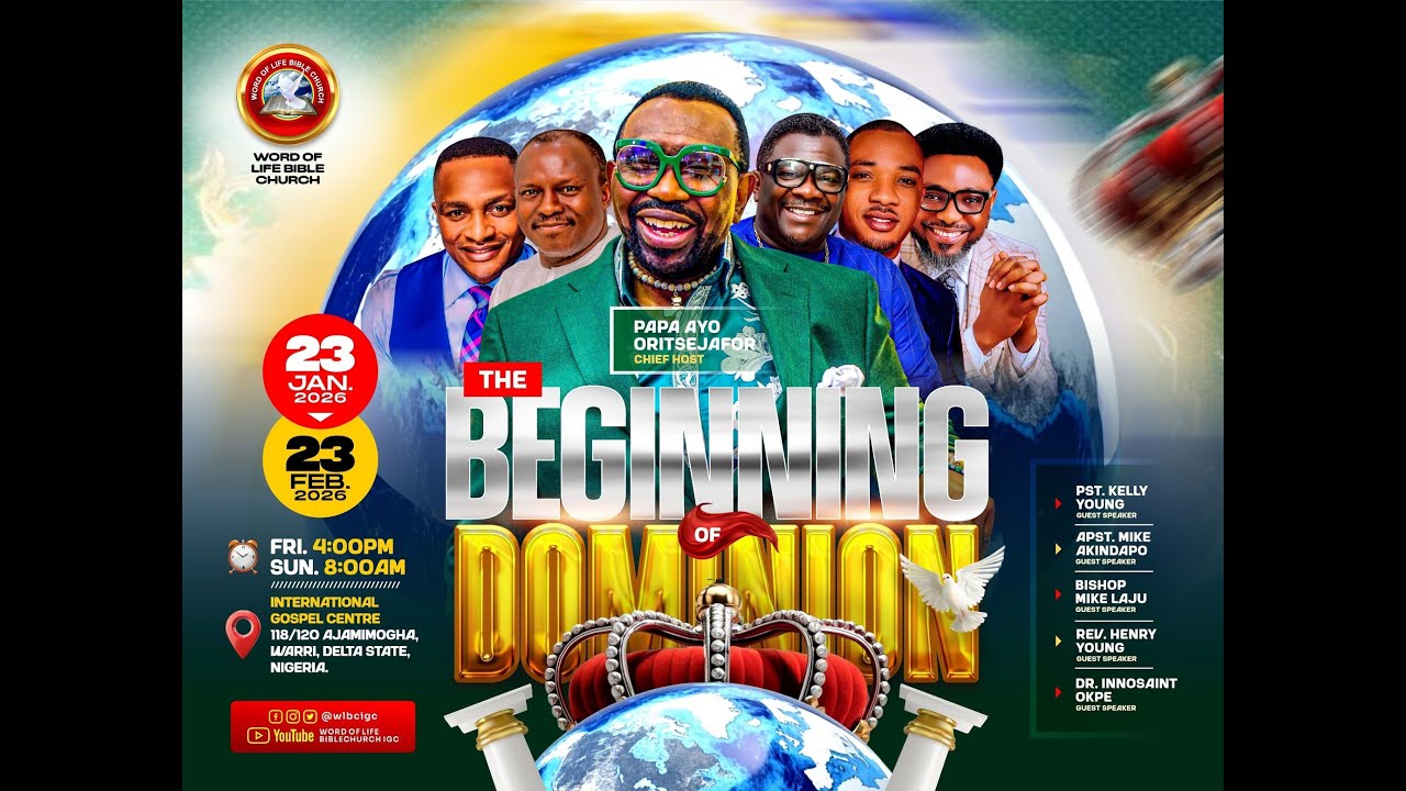 Revival Service/The Beginning Of Dominion with Apostle Mike Akindapo 30.01.2026