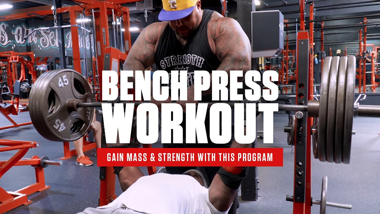 BENCH PRESS WORKOUT FOR MASS & STRENGTH | MIKE RASHID & BIG BOY