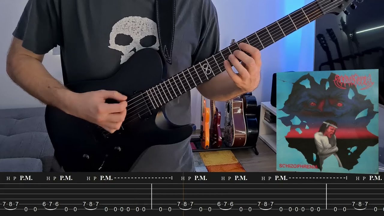 Sepultura - R.I.P. [ Rest In Pain ] (Rhythm Guitar Cover + Screentabs)